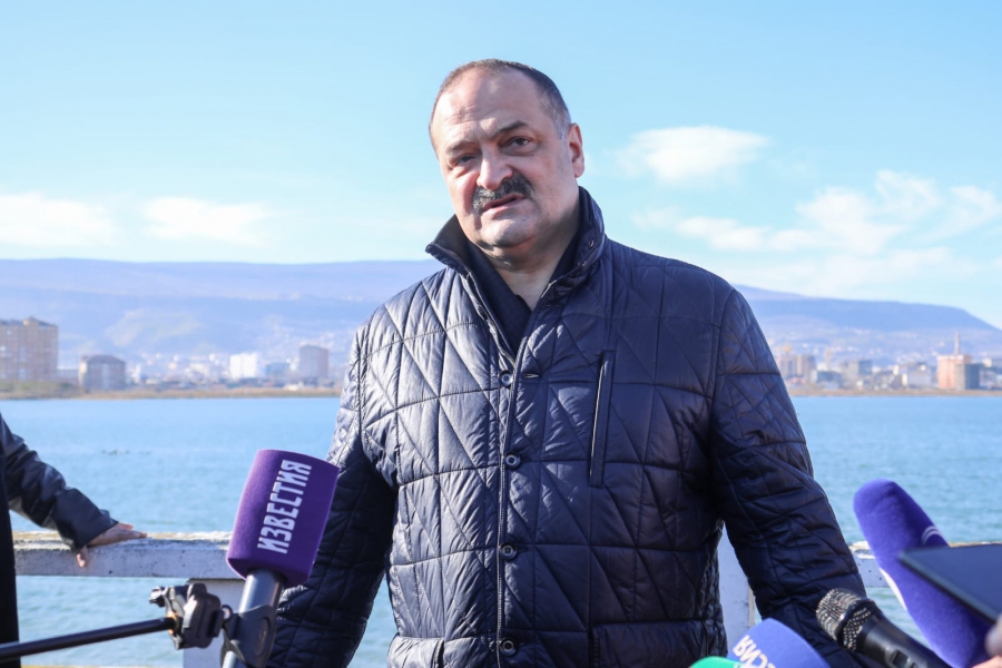 В Махачкале ввели в эксплуатацию водовод, питающий озеро Ак-Гель