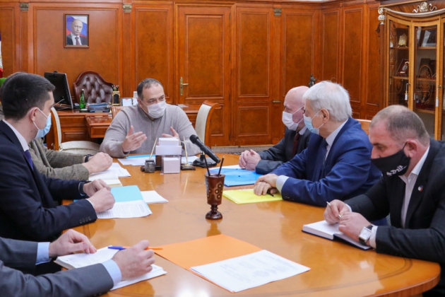 Сергей Меликов обсудил вопросы патриотического воспитания с руководством ТОКС