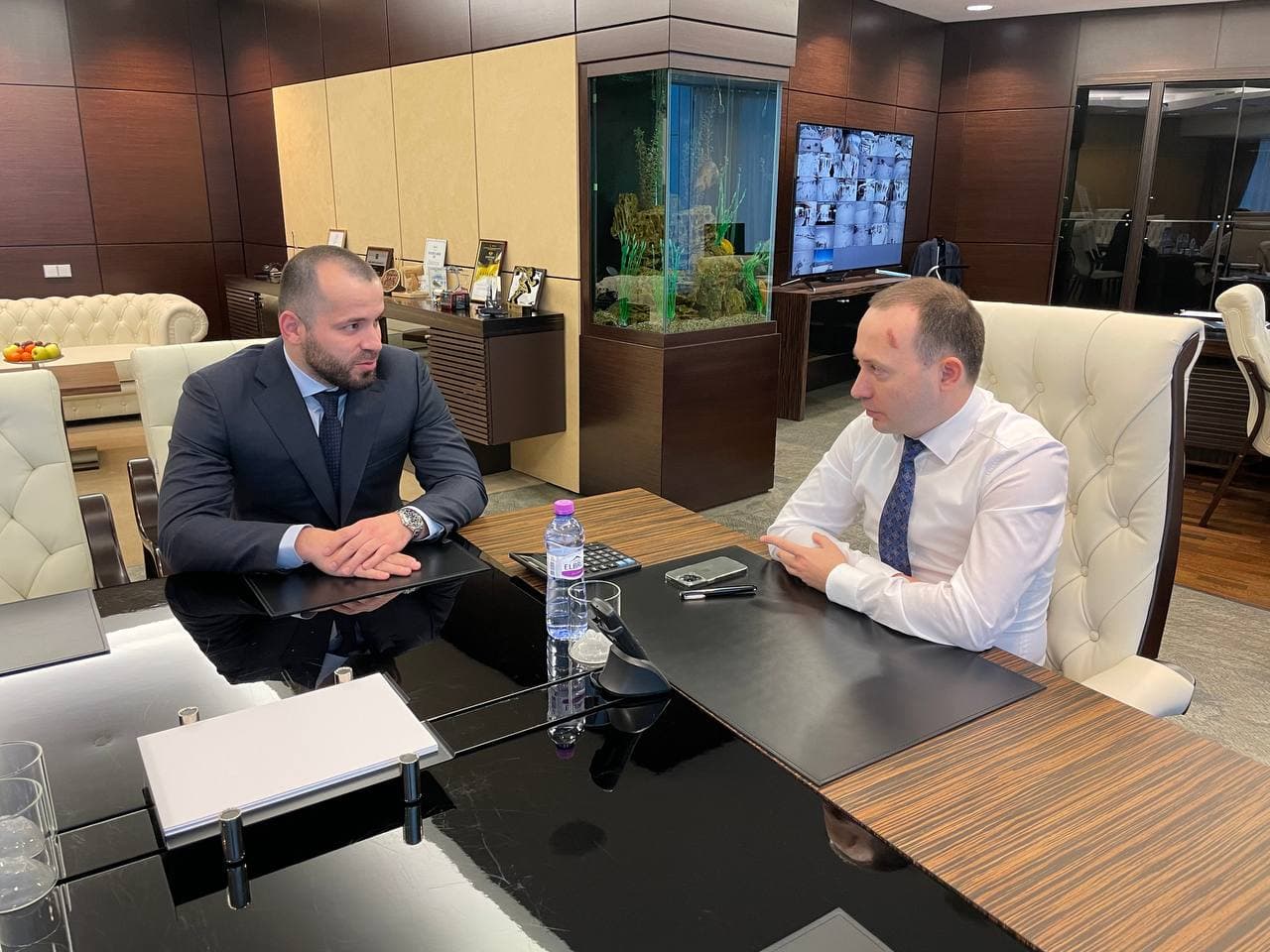 Эмин Мерданов встретился с генеральным директором АО «Кавказ.РФ» Хасаном Тимижевым
