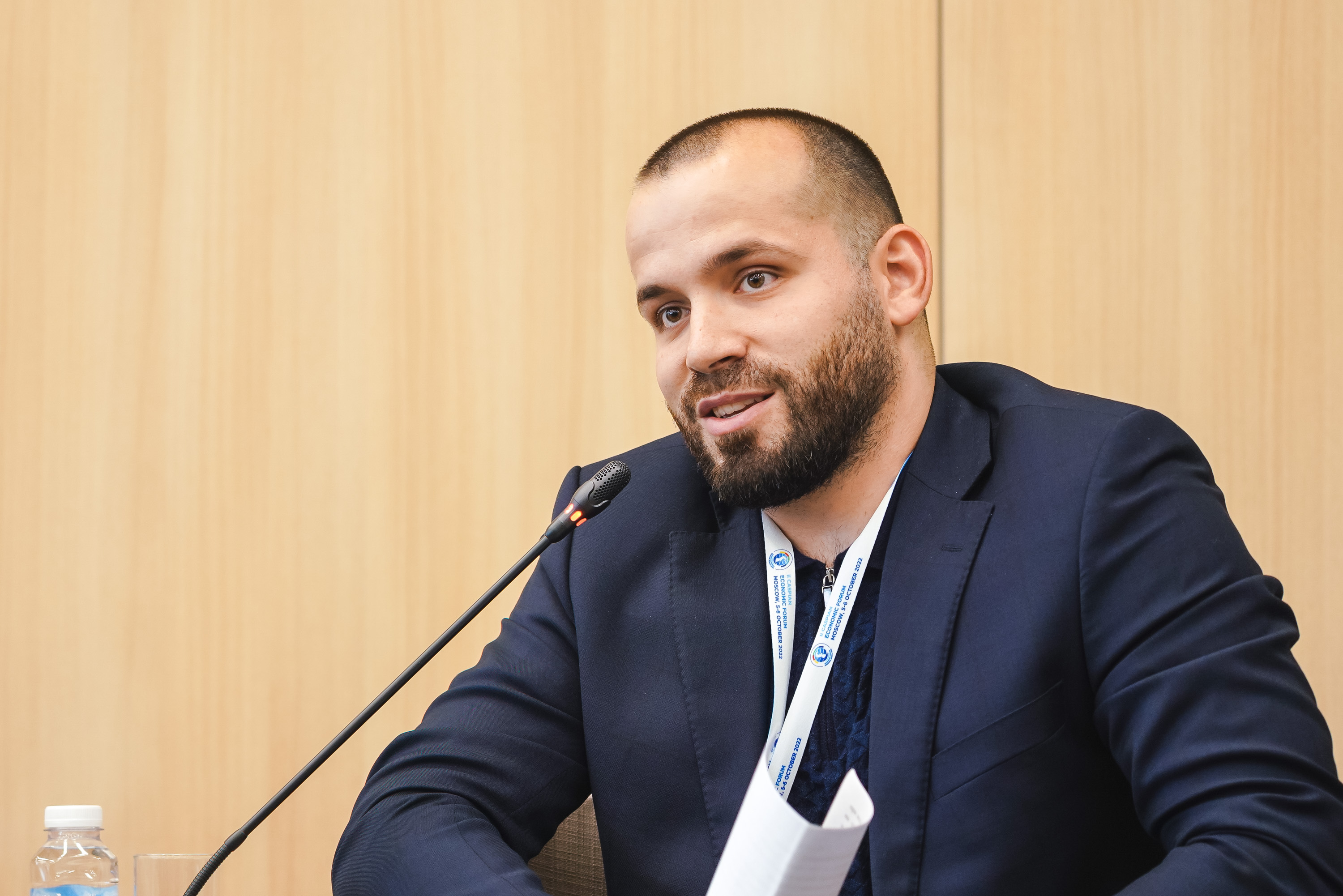 Глава Минтуризма РД Эмин Мерданов принимает участие в Каспийском экономическом форуме