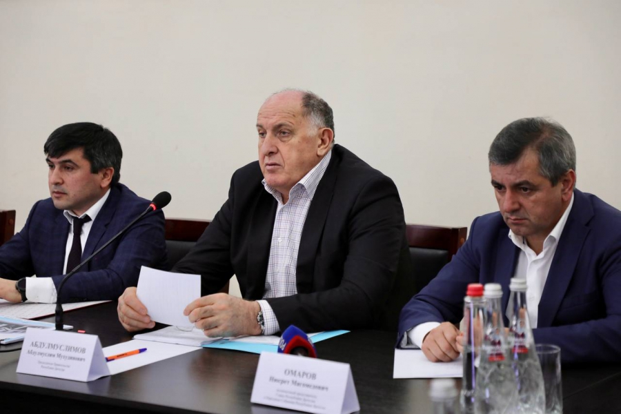 Вопросы развития Табасаранского района обсудили на совещании под руководством Абдулмуслима Абдулмуслимова