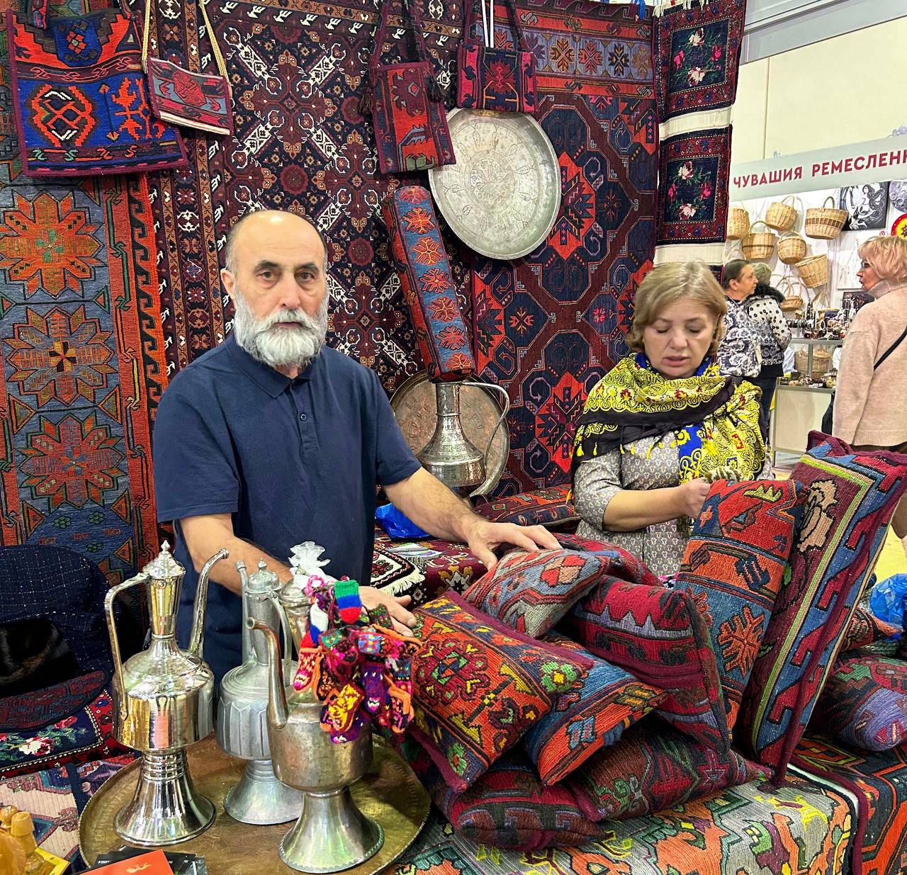 Дагестанские мастера народных художественных промыслов участвуют в выставке «ЛАДЬЯ. Зимняя сказка-2024»