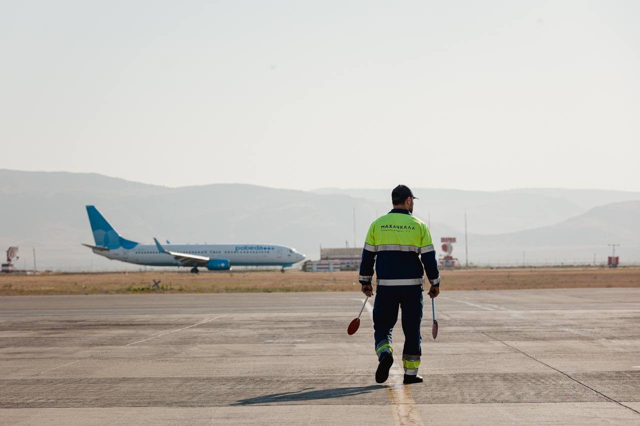 Пассажиропоток аэропорта Махачкалы с января по ноябрь 2024 года вырос на 4,3%